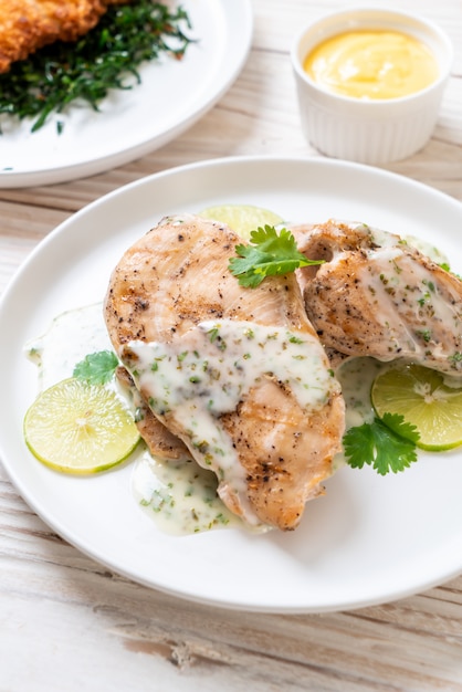 grilled chicken with lemon lime sauce