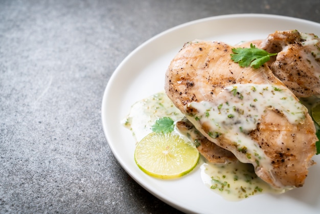 grilled chicken with lemon lime sauce