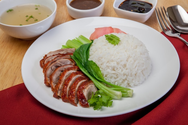 Grilled Duck Rice