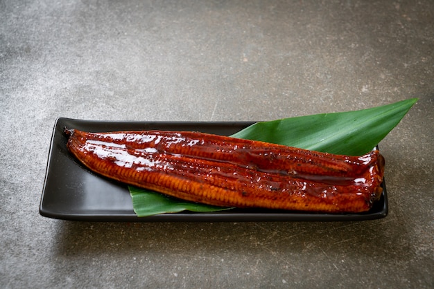 grilled eel or grilled unagi with sauce