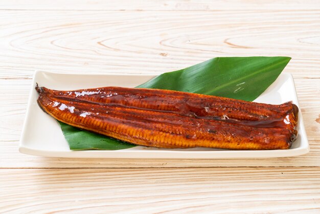 grilled eel or grilled unagi with sauce