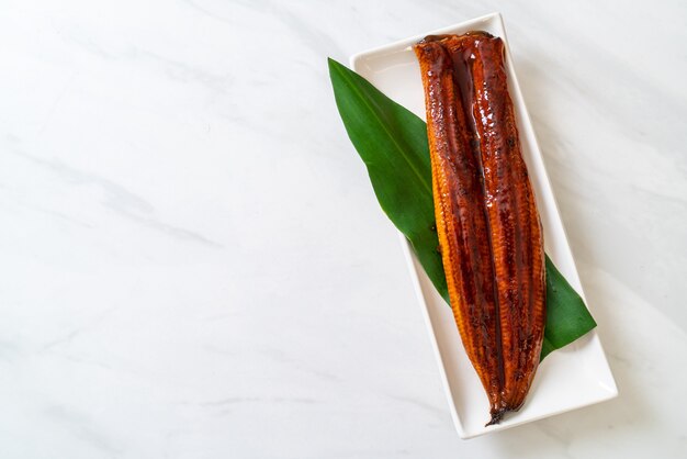 grilled eel or grilled unagi with sauce