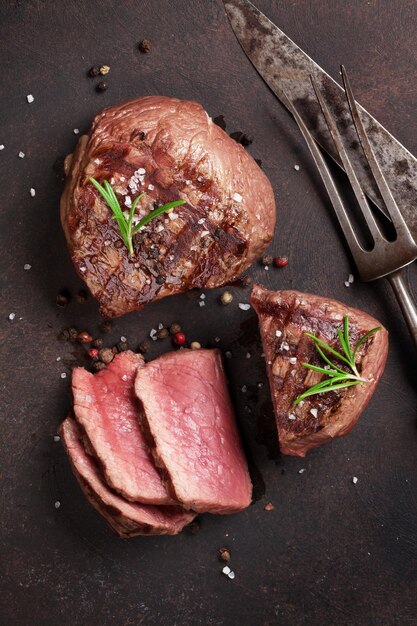 Grilled fillet steak