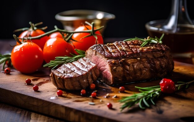 Foto bistecca di filetto alla griglia