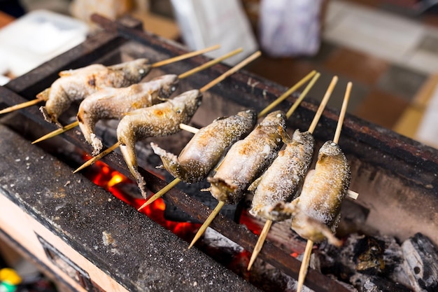 Grilled fish