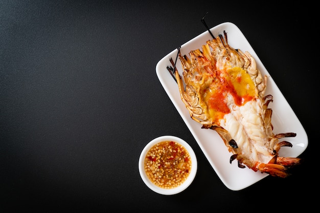 Grilled Fresh Giant River Prawn