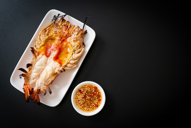 Grilled Fresh Giant River Prawn