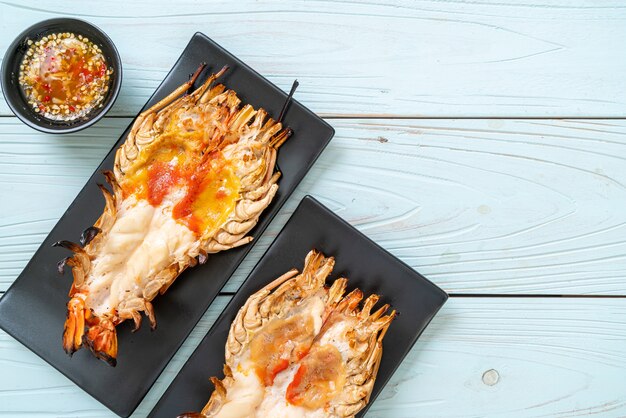 Grilled Fresh Giant River Prawn