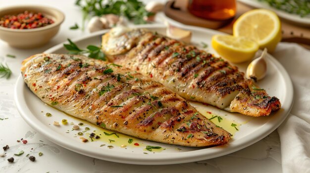 Grilled Gourmet Tilapia with Fresh Herbs and Citrus