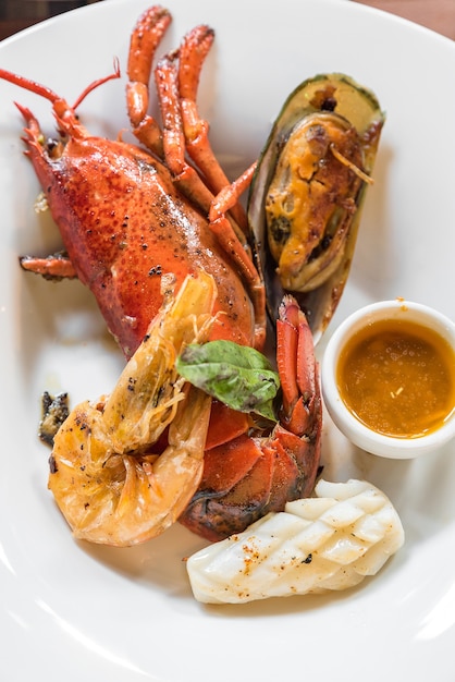 Grilled Halved Lobster Tails