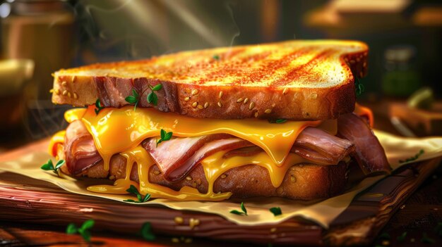 grilled ham and cheese sandwich grilled ham and cheese sandwich