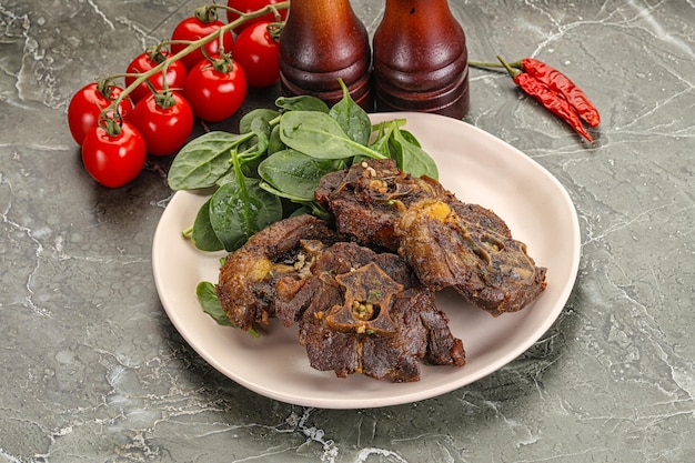 Grilled Lamb neck with spices