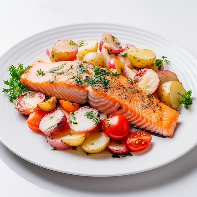 Grilled Marinated Trout with Potatoes