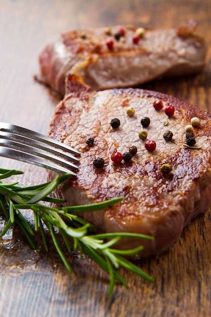 Foto filetto di carne alla griglia