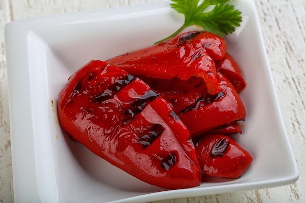 Grilled pepper