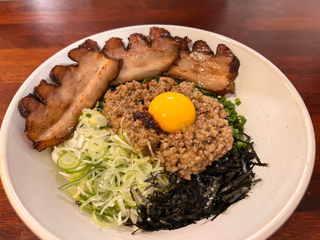 Grilled Pork Belly Donburi