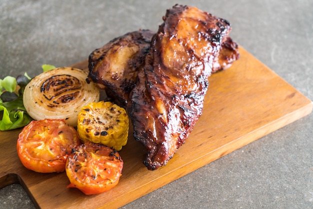 grilled pork ribs 