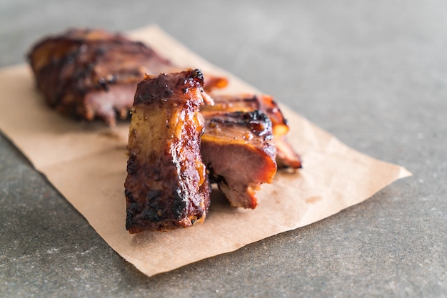 grilled pork ribs 