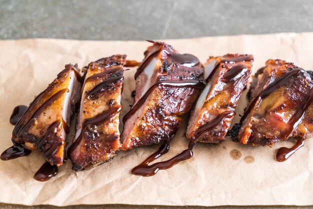 grilled pork ribs 