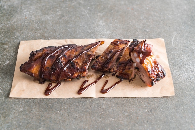 grilled pork ribs 