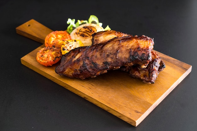 grilled pork ribs 