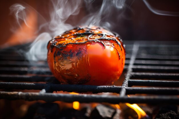 Grilled red tomato generative ai