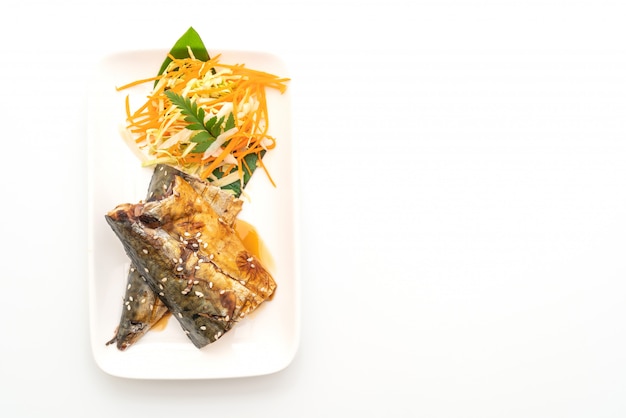 Trancio di pesce alla griglia saba con salsa teriyaki