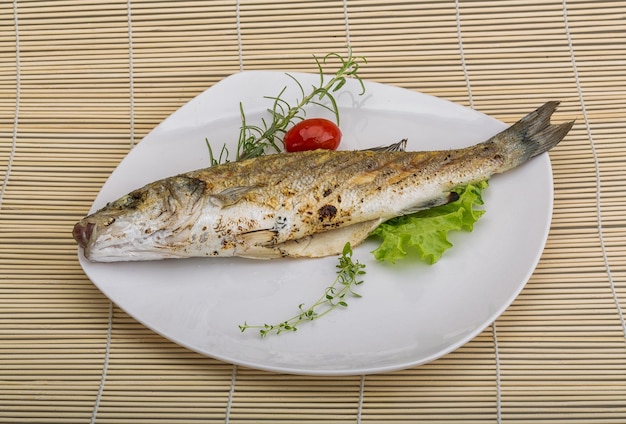 Grilled seabass