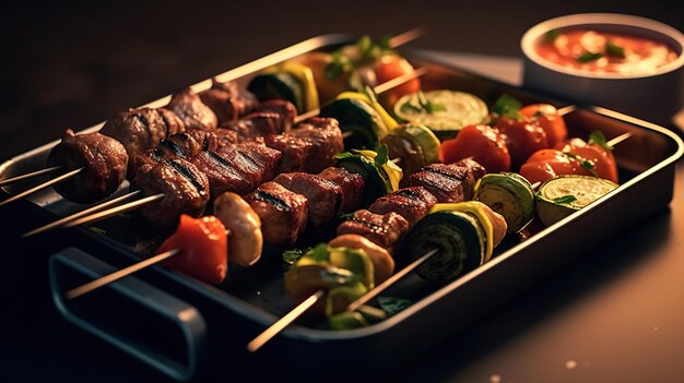 grilled skewers