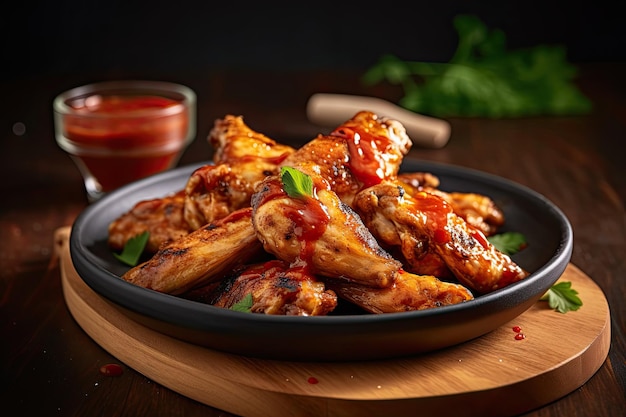 Grilled Spicy Chicken Wings