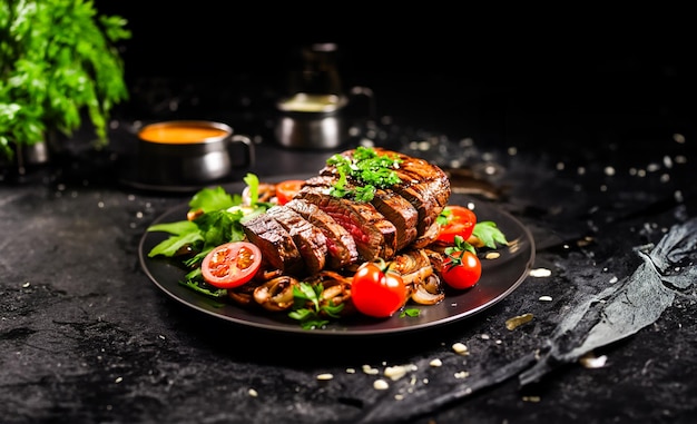 grilled steak