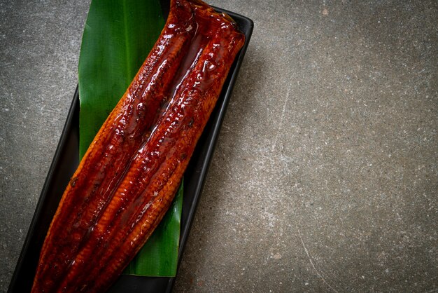 grilled unagi with sauce