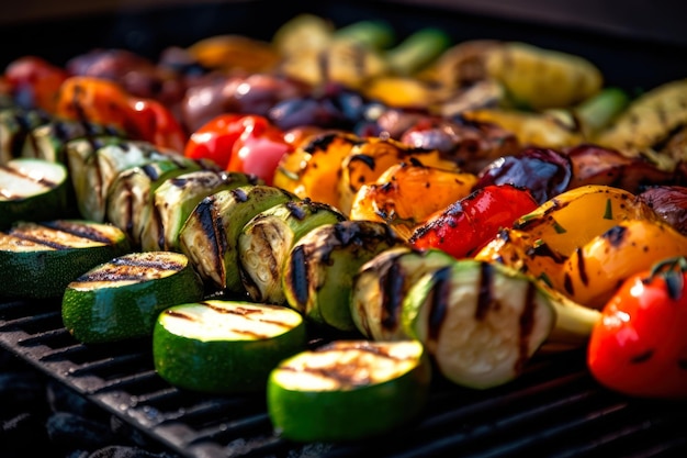 Grilled vegetables generative ai