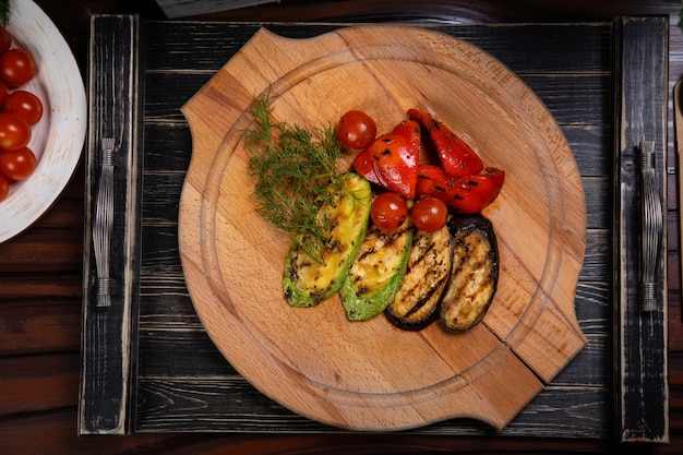 Photo grilled vegetables