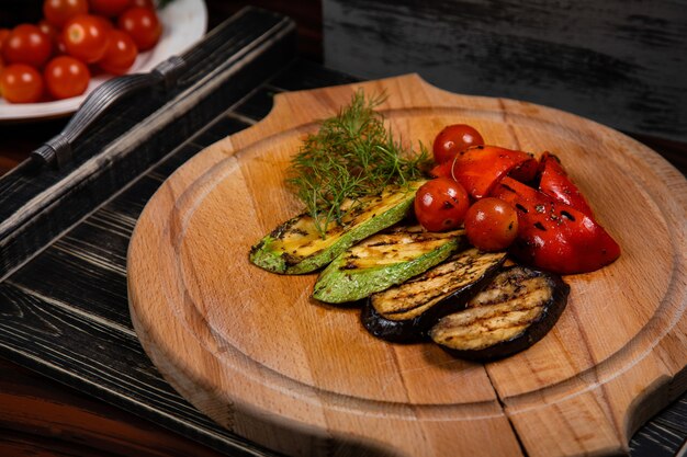 Photo grilled vegetables