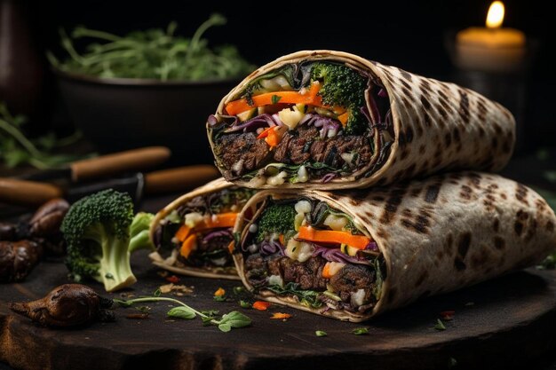 Grilled Veggie Wrap