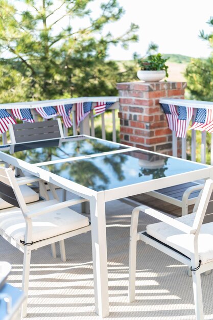 Grilling outdoor on a gas burning grill on the backyard patio.