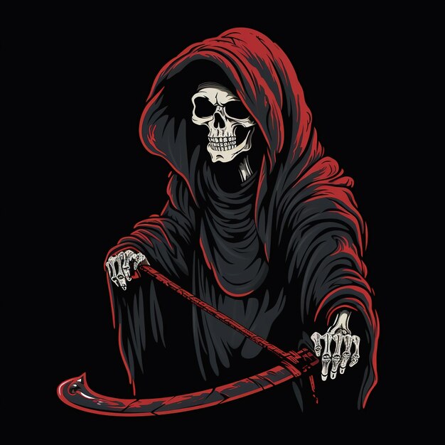 grim reaper illustration