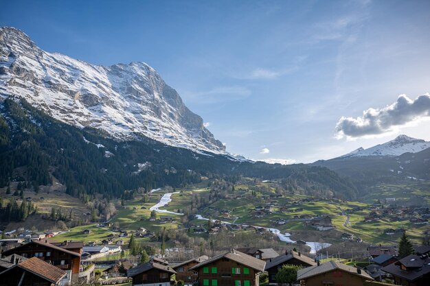 Premium Photo Grindelwald Beautiful Village In Mountain Scenery Switzerland Premium Photo Grindelwald Beautiful Village In Mountain Scenery Switzerland