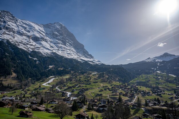 Premium Photo Grindelwald Beautiful Village In Mountain Scenery Switzerland Premium Photo Grindelwald Beautiful Village In Mountain Scenery Switzerland