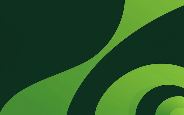 Groen behang met een groene achtergrond en een lichtgroene achtergrond