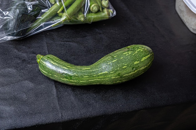 Groen courgettefruit