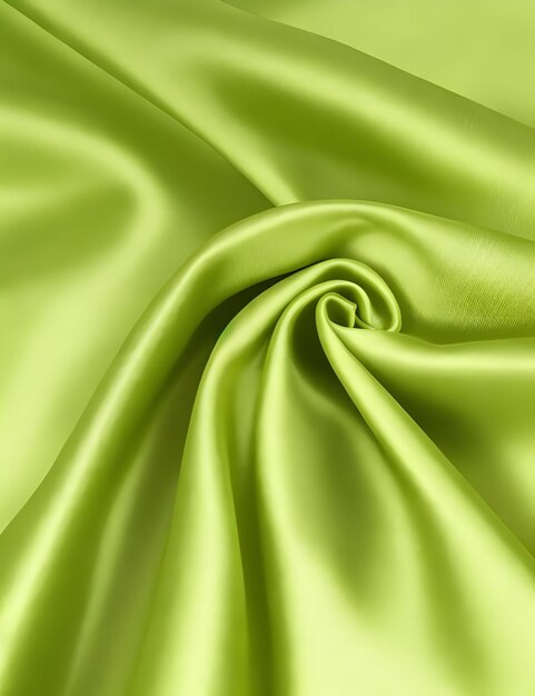 Groen elegante en mooie golvende satijn zijde luxe stof textuur achtergrond abstracte achtergrond