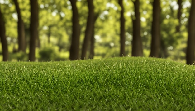 Groen gazon met vers gras buitenshuis Natuur lente gras achtergrondstructuur