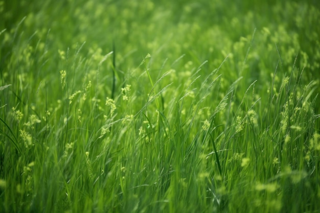 groen gras in de wind