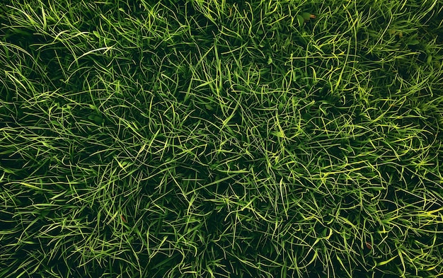 Foto groen gras op de achtergrond van het zonlicht