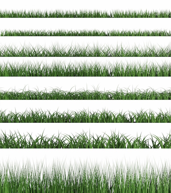 Groen grasmonster