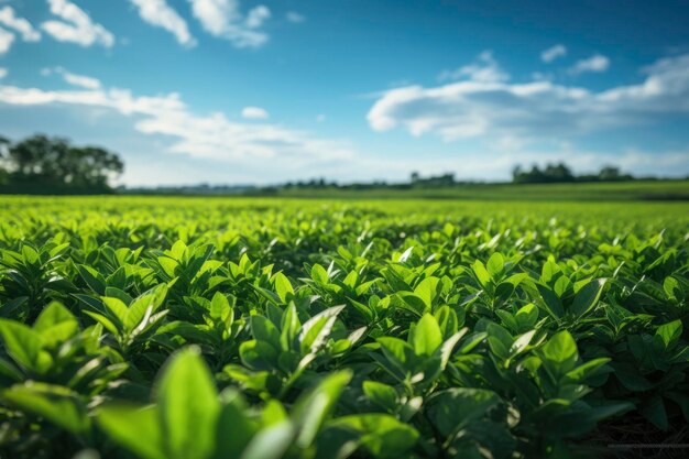 Groen landbouwgebied