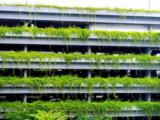 Groen parkeergebouw