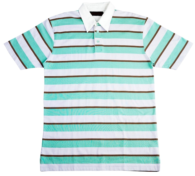 Groen polo-t-shirt met knipspoor